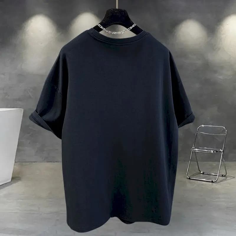 T-Shirt à Manches Courtes en Coton pour Femme, Design Irrégulier, Tendance, Été, Y2k