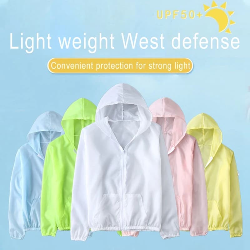 Manteau de Protection solaire respirant à séchage rapide pour femmes et hommes, manteaux légers pour
