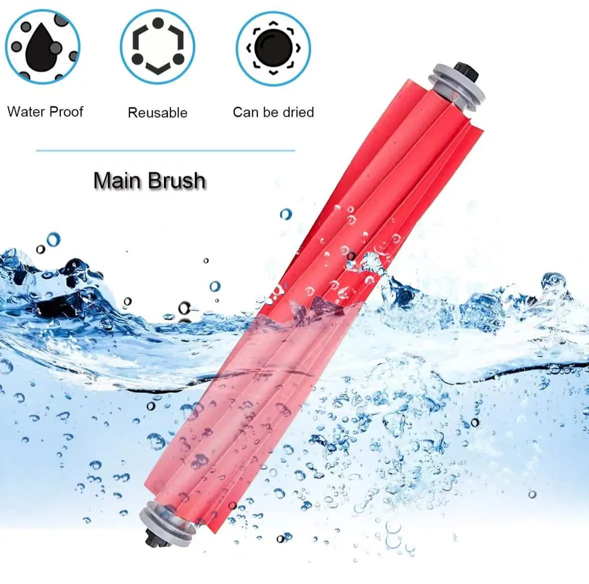 Remplacement de brosse principale Roborock P10 A7400RR/QRevo/Qrevo Pro/Qrevo MaxV Robot aspirateur r