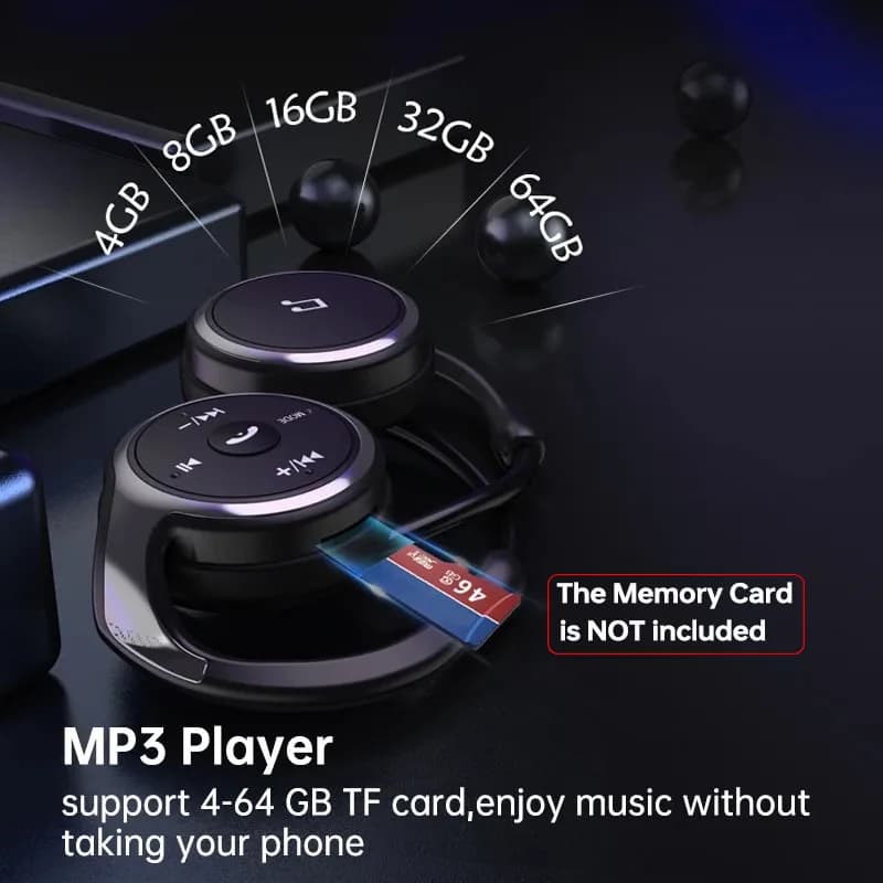 AX698 sport Bluetooth écouteur avec lecteur MP3 sur l'oreille confortable Fone Auriculares sans fil 