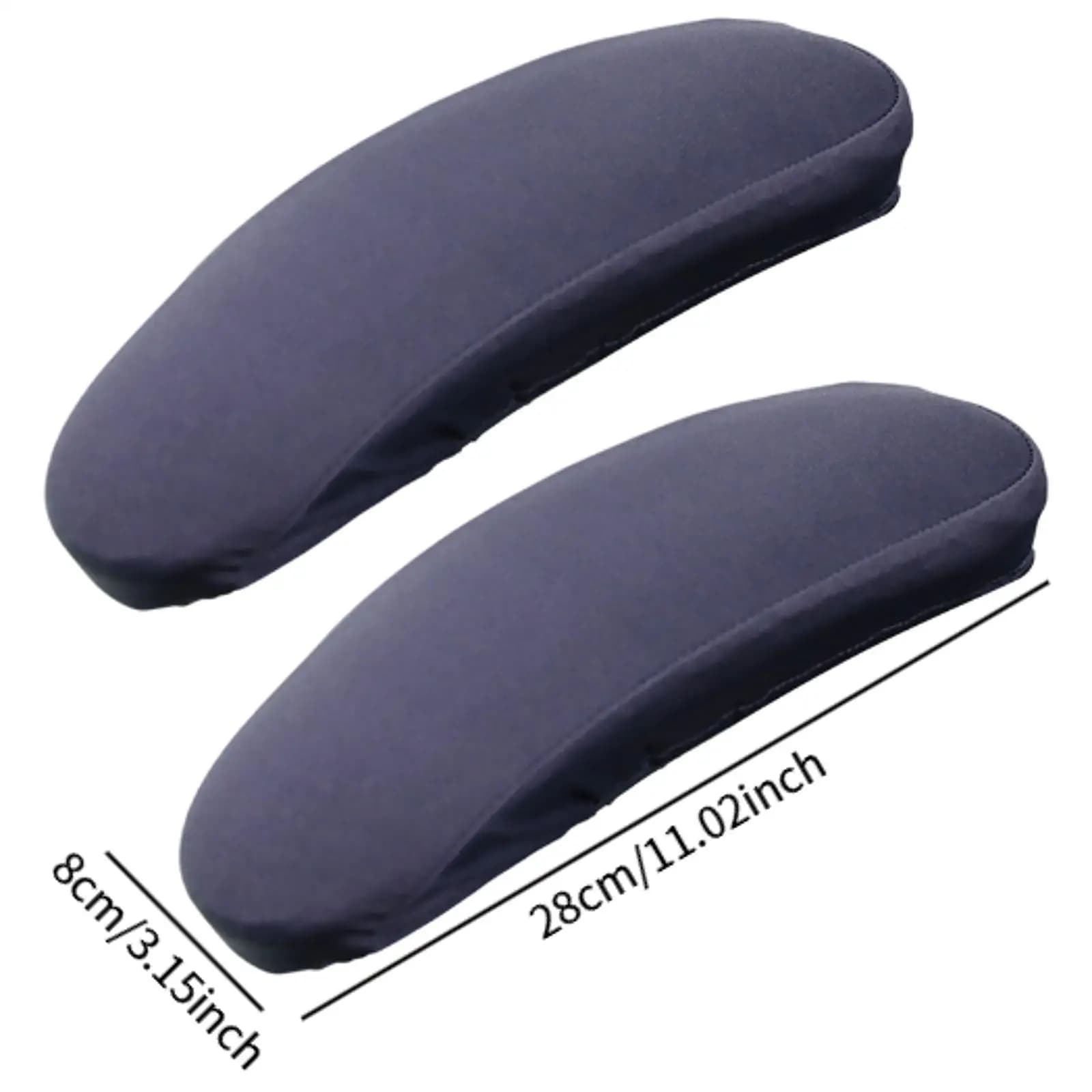 2 housses de protection amovibles pour accoudoirs de chaise de bureau, coussinets de protection lava