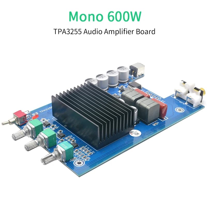 UNISIAN-Carte d'amplificateur de puissance, Mono Single Channel, 600W, Mono Bass, Digital Low Dead S