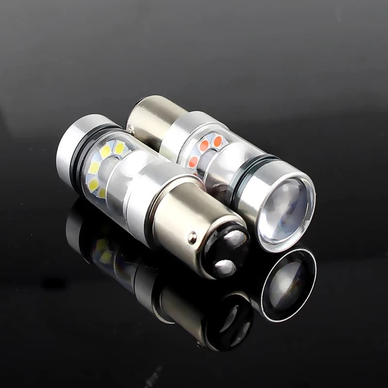 Projecteur de voiture LED DRL CANbus, feux de jour, KIT 1157, 408, 308 RCZ, P21, 5W, 3008 BAY15D, 2x