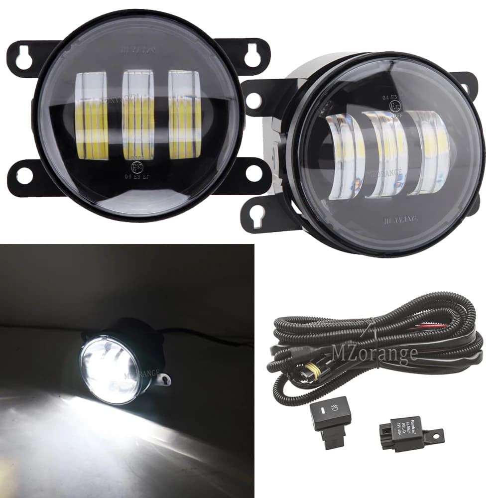 Feux antibrouillard LED pour Suzuki Swift Grand Vitara 2 II Jimny Alto JB64 JB74 SX4, phare halogène