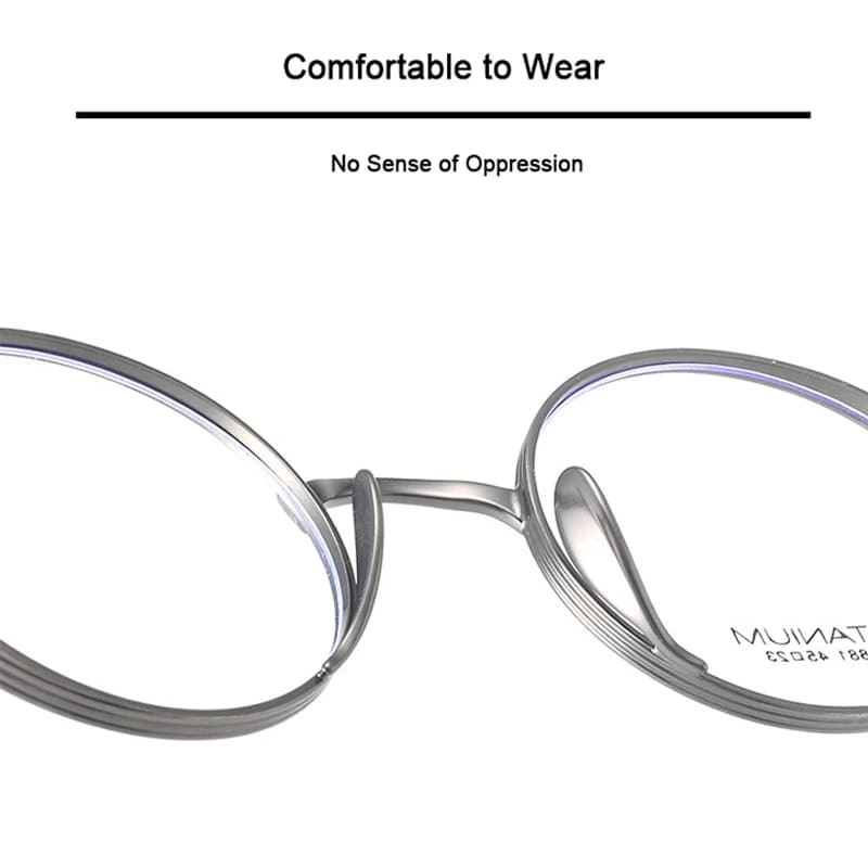 Japon marque Design KMN101 hommes femmes photochromique pur titane cadre rond lunettes faites à la m