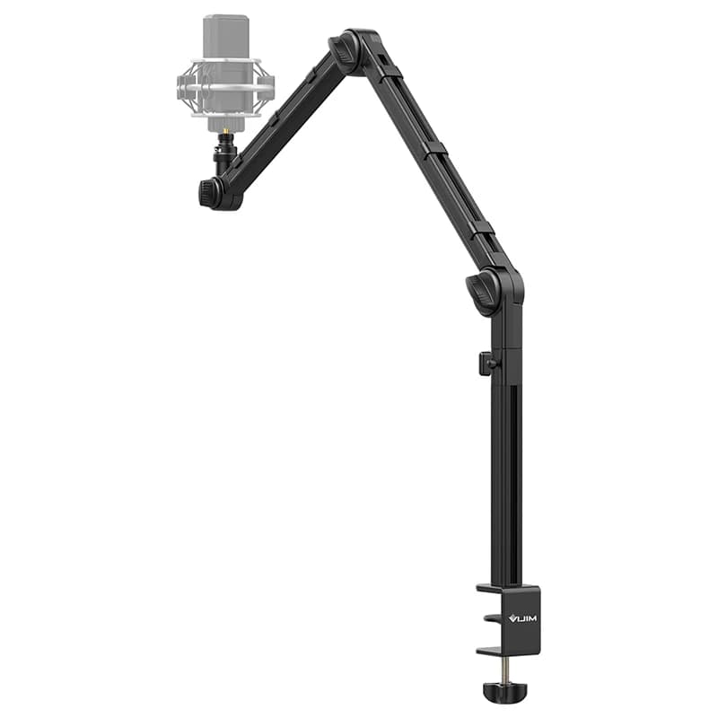 VIJIM LS24 support de bras de flèche de Microphone de bureau étendre 1/4 ''3/8'' 5/8 ''vis 90 °   Su