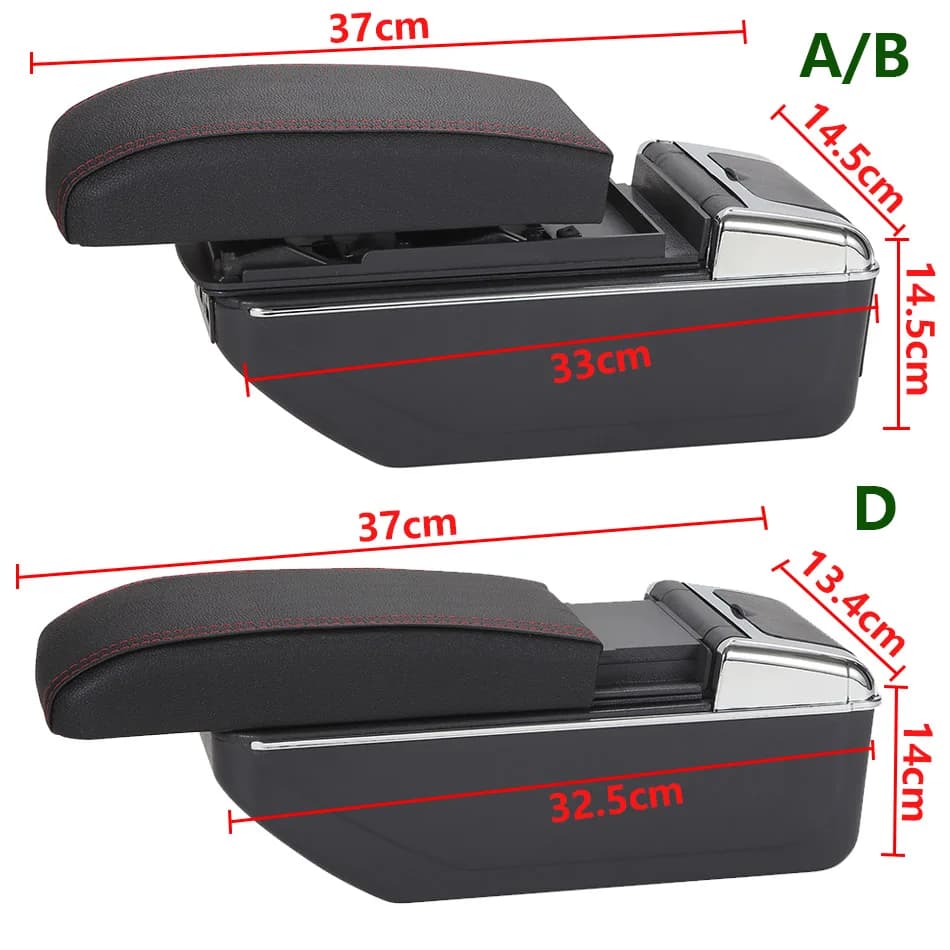 Boîte d'accoudoir pour Peugeot 208 2012 – 2018, boîte de rangement pour voiture, accessoires de voit