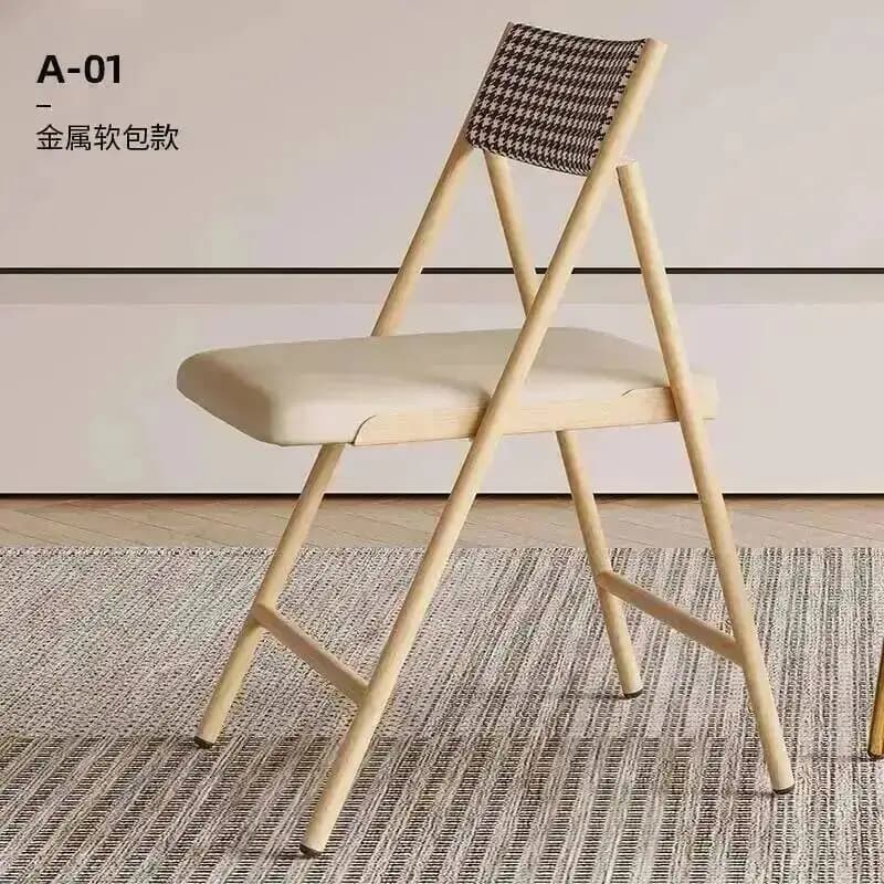 Chaises de salle à manger de luxe rembourrées, style nordique, ultralégères, européennes, tendance, 