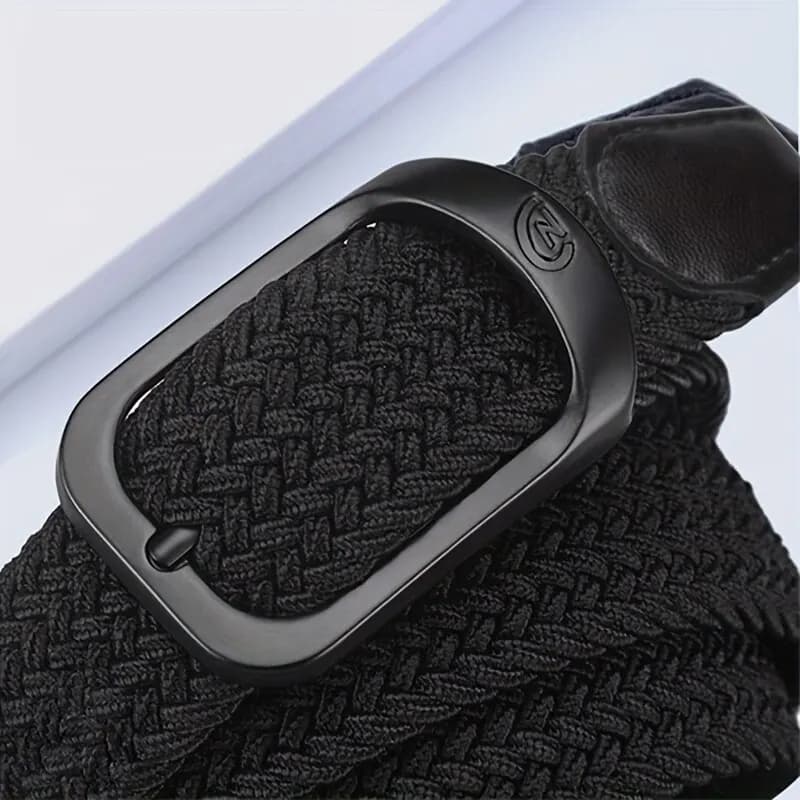 Ceinture élastique tissée décontractée pour hommes et femmes, ceinture de sport de plein air, pas be