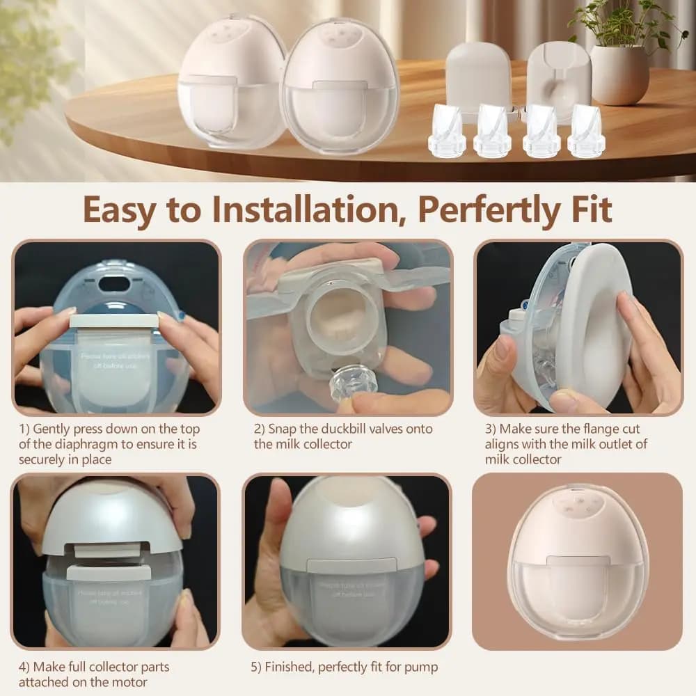 Valves à bec de canard, diaphragmes en Silicone, compatibles avec les pièces de rechange eufy E10/E2