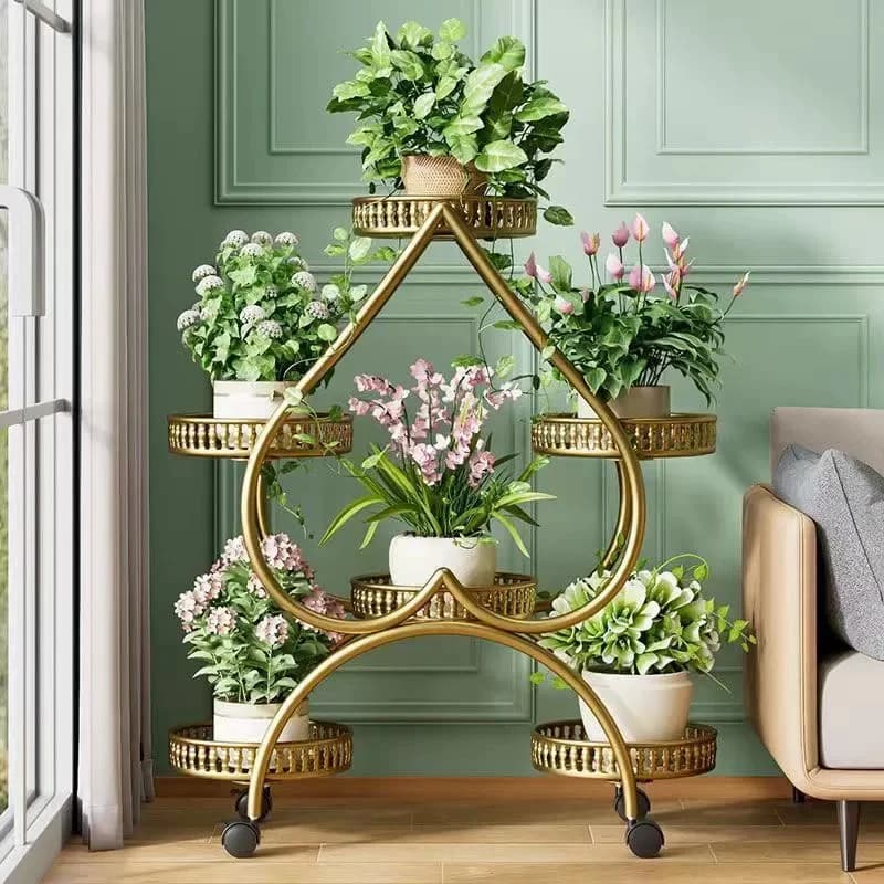Support de plantes en métal, étagère de jardinière sur pied, support de Pot de fleur, salon, présent