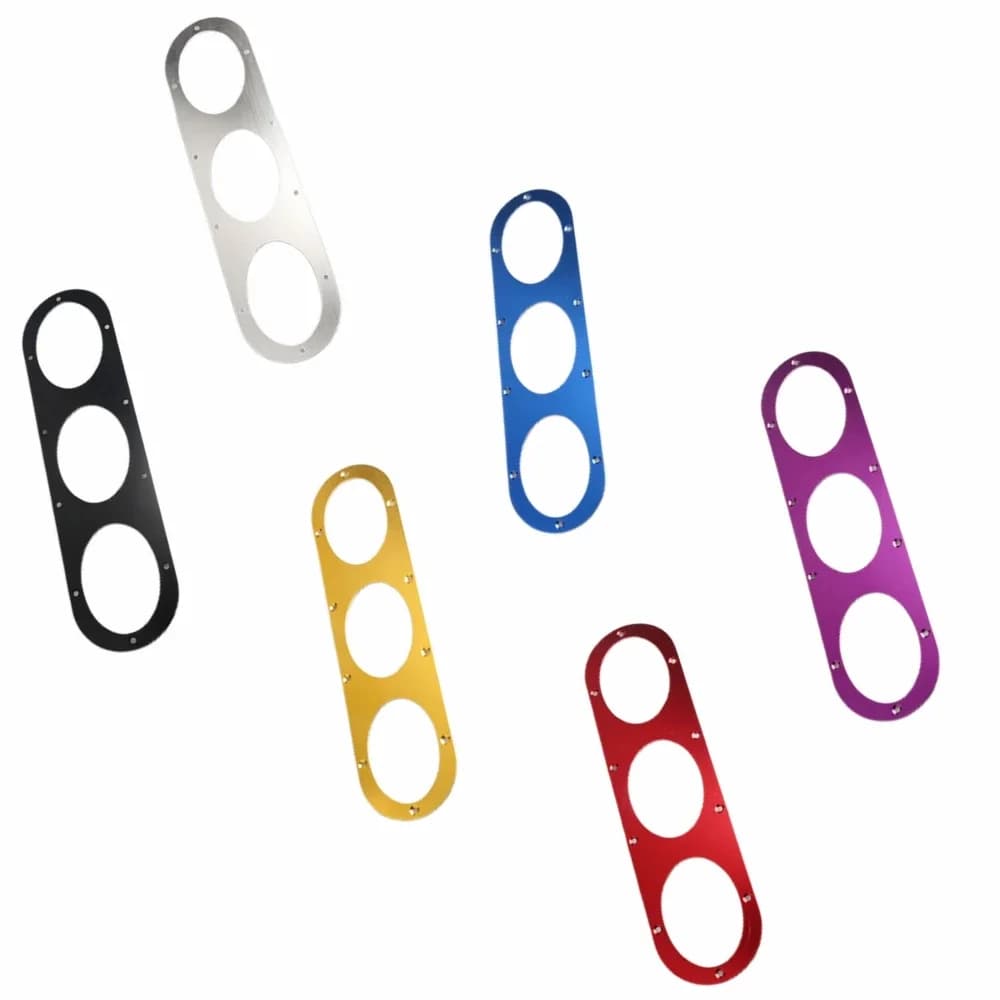 Panneau de diffuseur de DIVERSION d'air de pare-chocs arrière en aluminium, 2 pièces