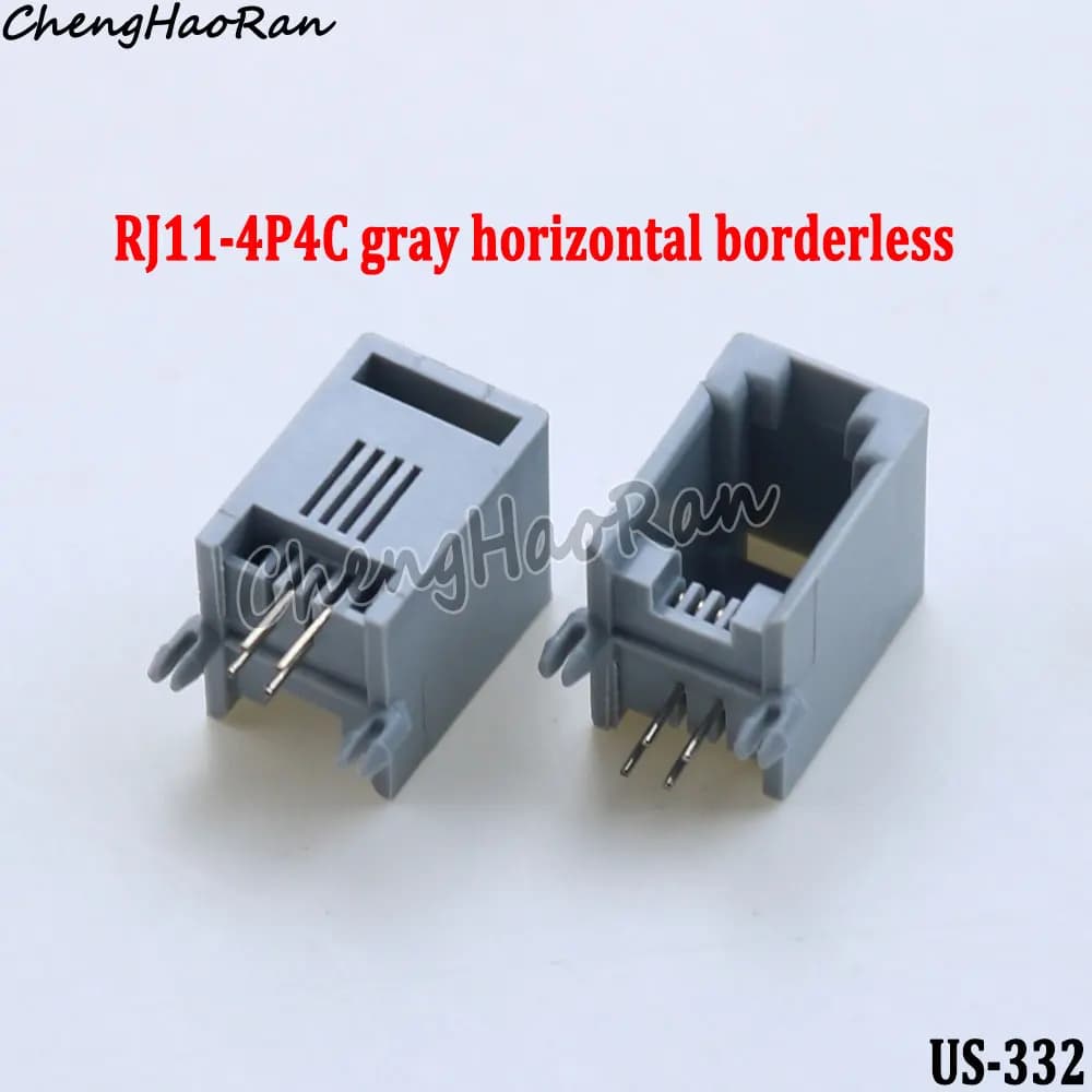 Connecteur de prise téléphonique RJ45, RJ12, RJ11, 4P4C, 6P2C, 6P4C, 6P6C, 8P8C, prise femelle, ordi