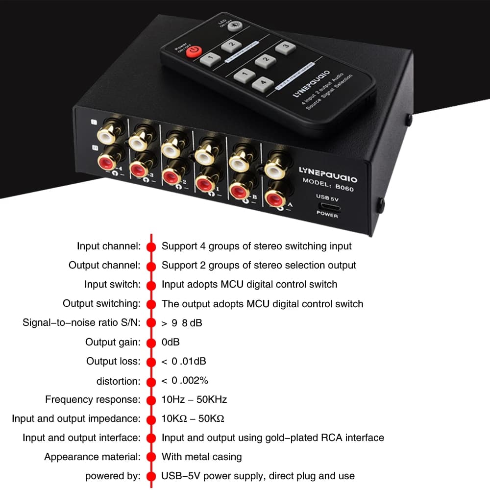 Commutateur de sélection de signal audio, commutateur audio, fonction de commutation de télécommande