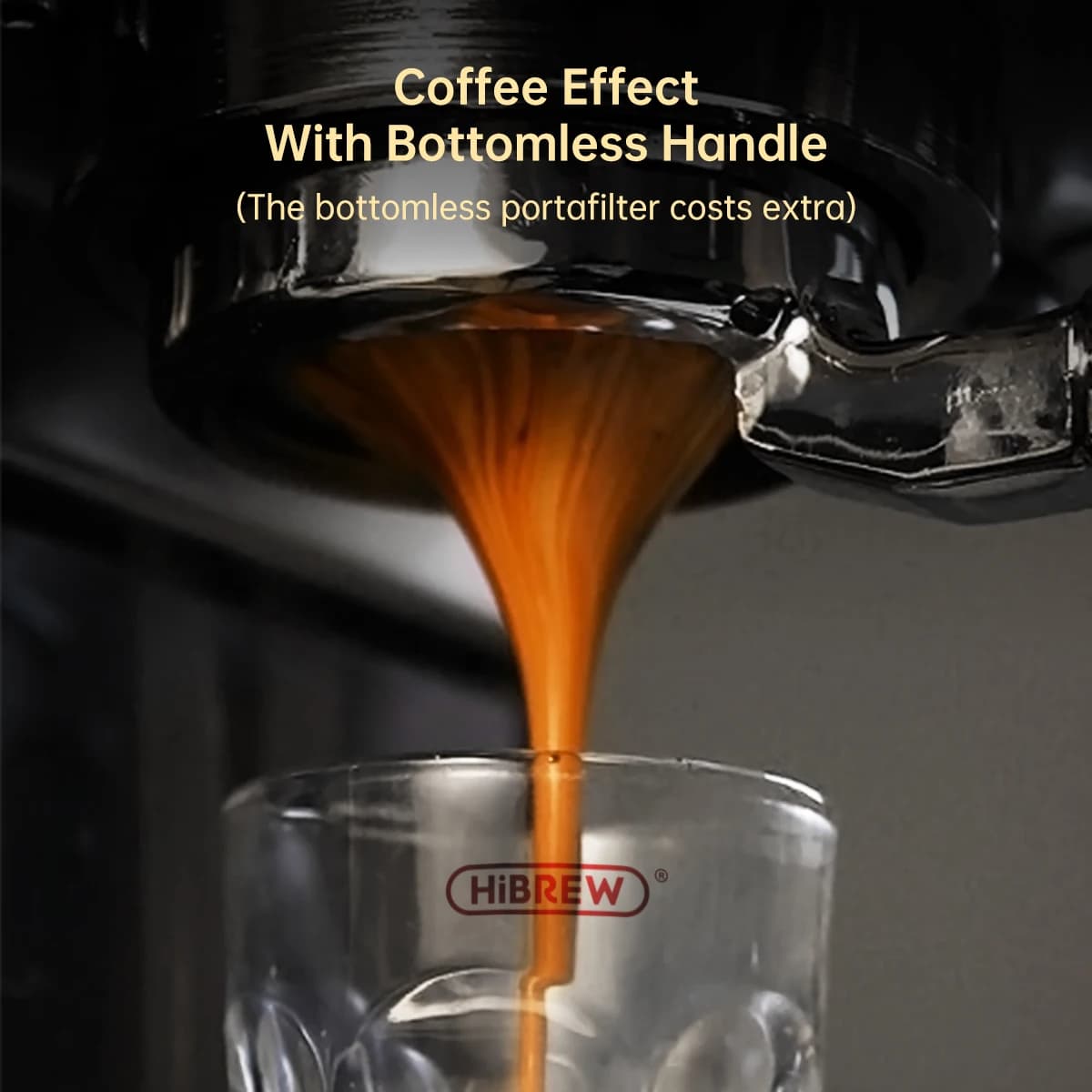 Hiinvasif W Cafetière, Inox Semi-existent, Dosette ESE Super Mince, Expresso en Poudre, Machine à Ca