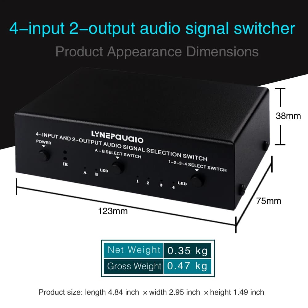 Commutateur de sélection de signal audio, commutateur audio, fonction de commutation de télécommande