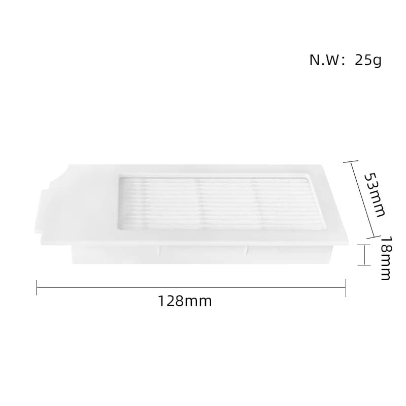 Compatible avec (Ecovacs T10 Plus / X1 Plus) rouleau, brosse latérale, filtre, sac à poussière, chif