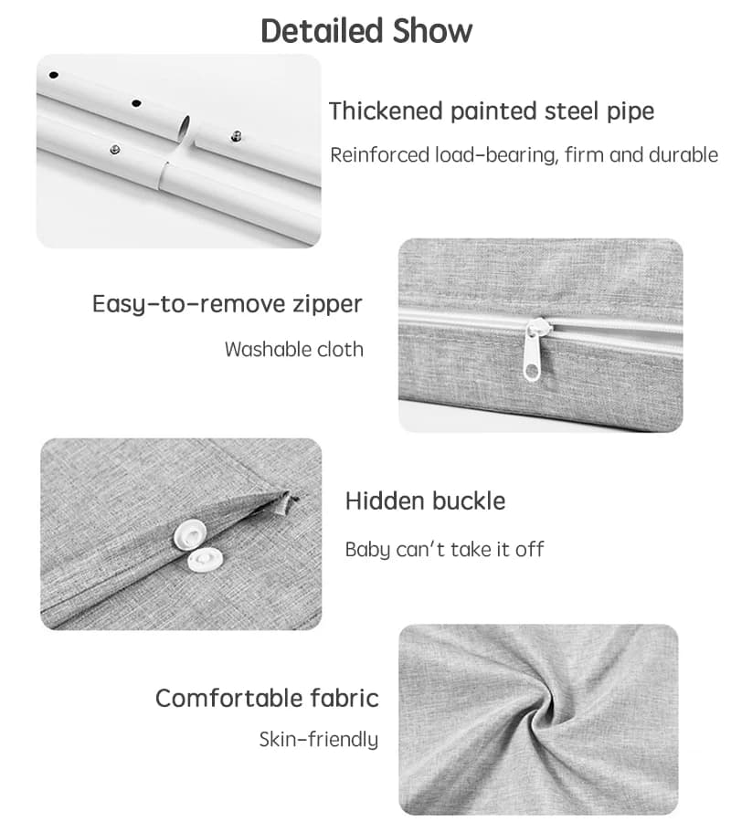 Barrière de lit pour enfant, 1 pièce, 47cm, garde-corps de clôture pour lit de bébé, Protection de l