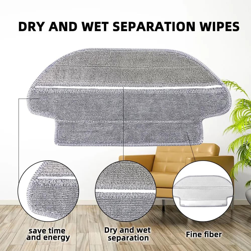 Compatible avec l'aspirateur robot Xiaomi S10 S12 T12 B106L Mi Robot Vacuum-Mop Pro / Mop p / Mop 2S