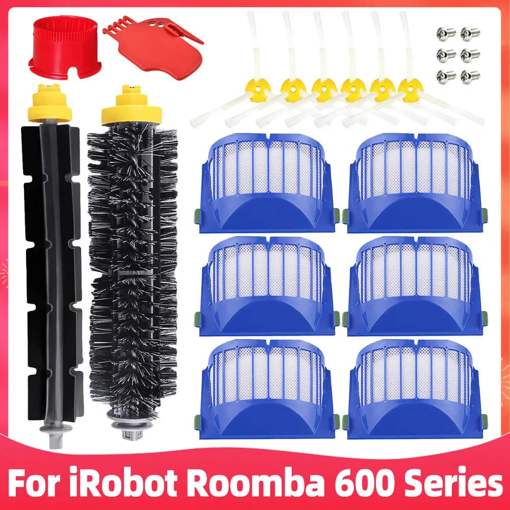 Pour iRobot Roomba Série 600 692 690 680 660 651 650 620 618 610 620 625 671 695 564 Robot Aspirateu