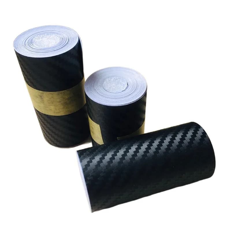 Autocollants 3D en Fiber de carbone pour vélo et voiture, bandes autocollantes de Protection pour ca