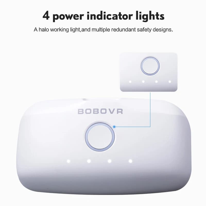 BOBOVR B2 batterie pour M3 Pro batterie de rechange de remplacement 5200mAh connexions magnétiques p