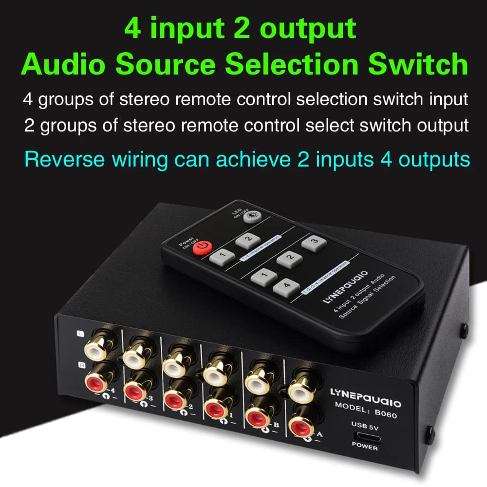 Commutateur de sélection de signal audio, commutateur audio, fonction de commutation de télécommande
