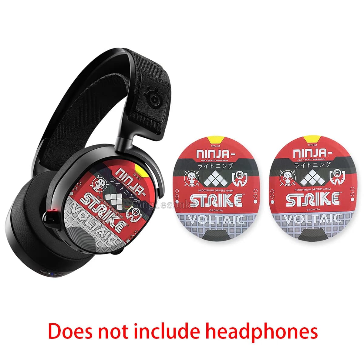 1 paire de couvercles latéraux pour casque sans fil Steel.Series Arctis Pro, aimant multicolore