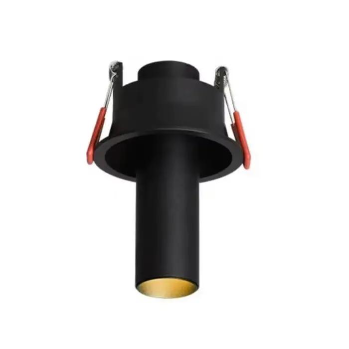 Spot LED encastré long 10W 12W 15W dimmable anti-éblouissement 360° ° Plafonnier rotatif à puce CO