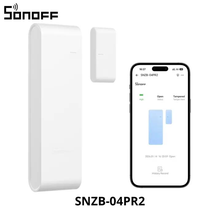 SONOFF SNZB-04PR2 SenseGuard DW Gen2 Capteur de porte/fenêtre Zigbee Sécurité active avec alertes de