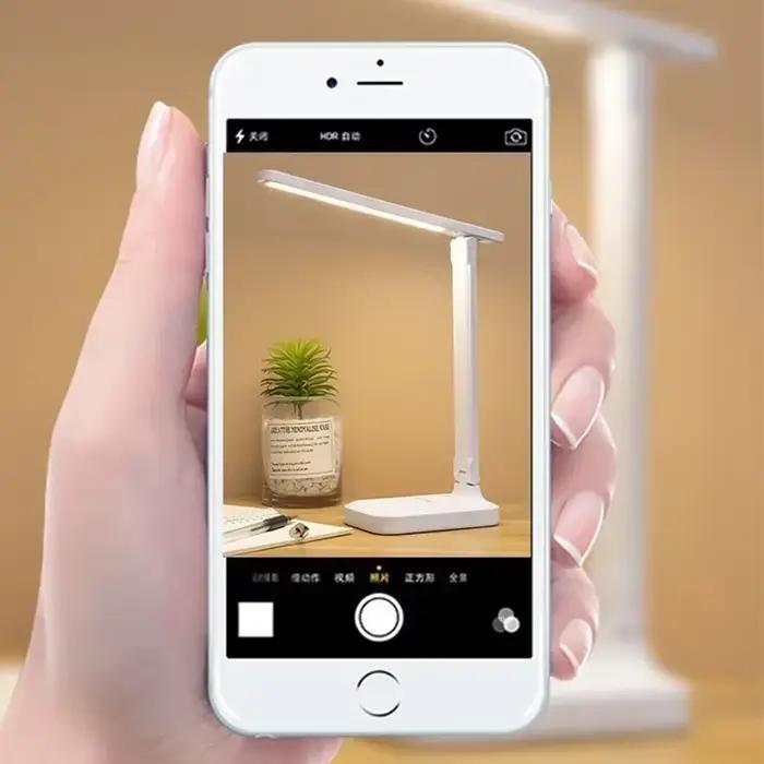 Lampe de Table Protection des yeux tactile lumière LED à intensité variable étudiant dortoir chambre