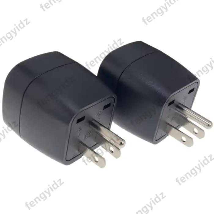 Adaptateur américain Europe Allemagne Suisse Italie Prise, prise de voyage UE vers États-Unis Conver