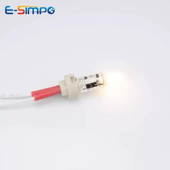 Base bi-pin G4 G6.35 GY6.35 GX5.3 MR16 GZ4 MR11 GU5.3 G5.3 M10 0.75mm, douille Led à incandescence h