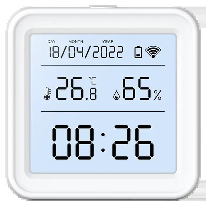 Tuya – nouveau capteur de température et d'humidité WiFi, rétro-éclairage intelligent, hygromètre, t