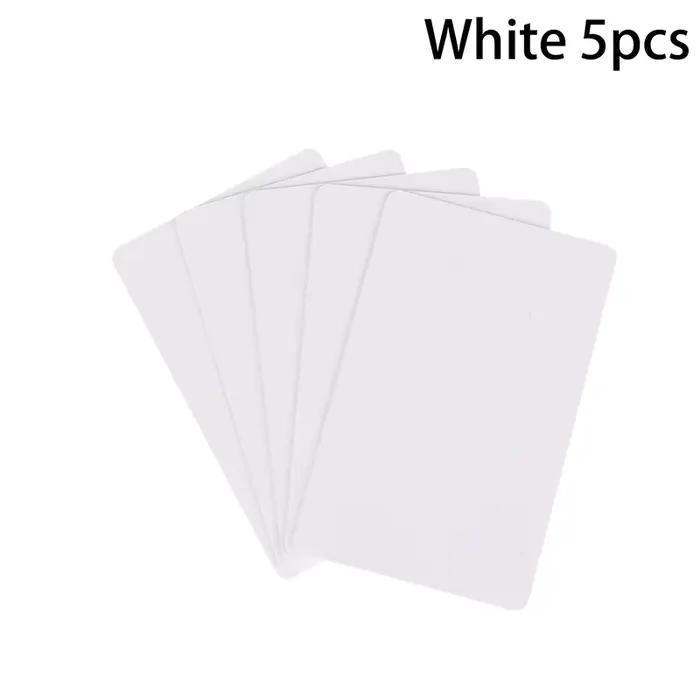 5/10 pièces NFC215 cartes noires et blanches réinscriptibles NFC NT-AG215 cartes PVC vierges facile