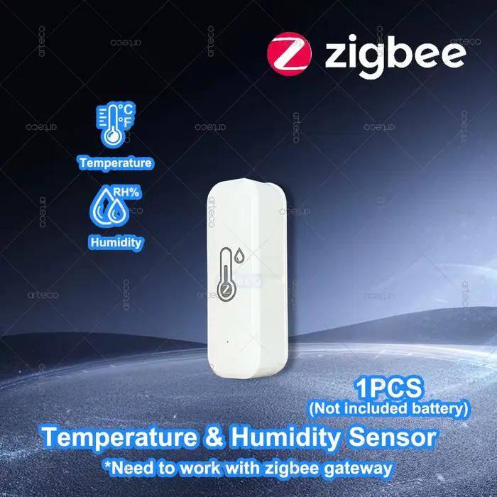 Zigbee – capteur intelligent de température et d'humidité, application en temps réel, moniteur à dis