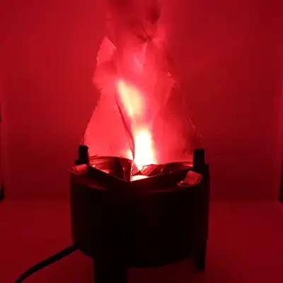 Lampe LED suspendue à effet de feu dynamique, effet de flamme, lampe simulant une atmosphère décorat