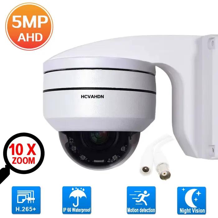 Caméra de surveillance de sécurité analogique étanche, détection de visage, 5MP AHD PTZ, caméra bret