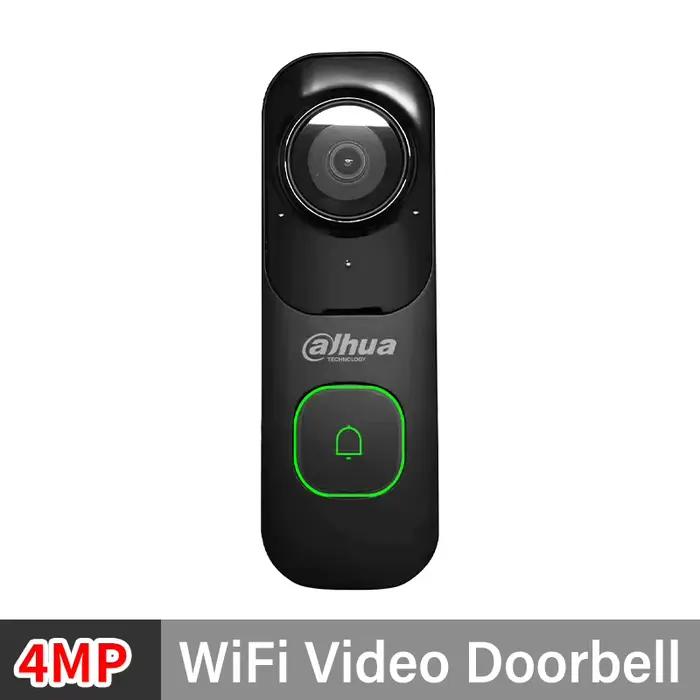 Dahua 4MP WiFi interphone vidéo Ai détection humaine et de véhicule sonnette alarme sonore anormale