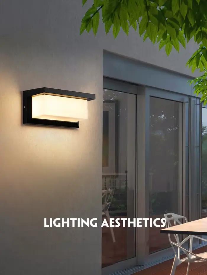Led Extérieur Applique Murale Étanche IP65 Détecteur De Mouvement Extérieur Éclairage Porche Lumière