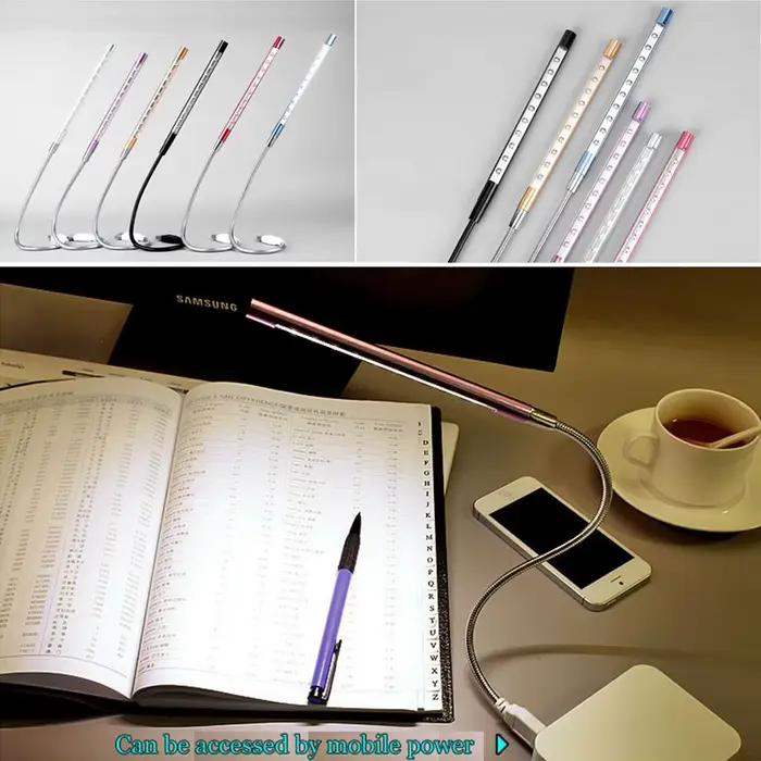 USB LED veilleuses Flexible 5V ordinateur portable clavier lecture éclairage USB LED bureau livre la