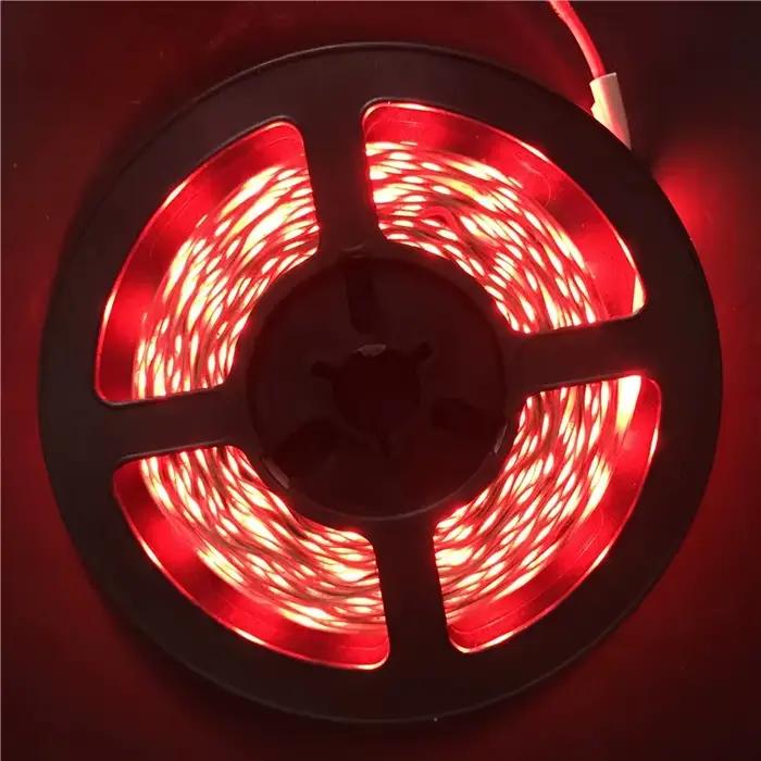Bande lumineuse LED 12V 5M 300 LED SMD 3528, bande à diodes RGB et couleurs uniques, ruban LED de ha