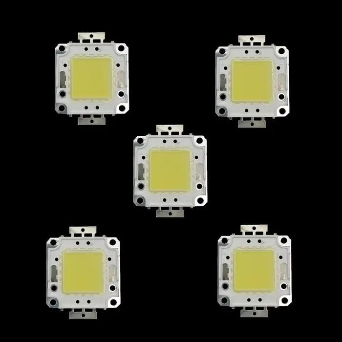 3/pcs haute luminosité LED perles puce 100W 50W 30W 20W 10W LED COB puce blanc chaud blanc pour bric