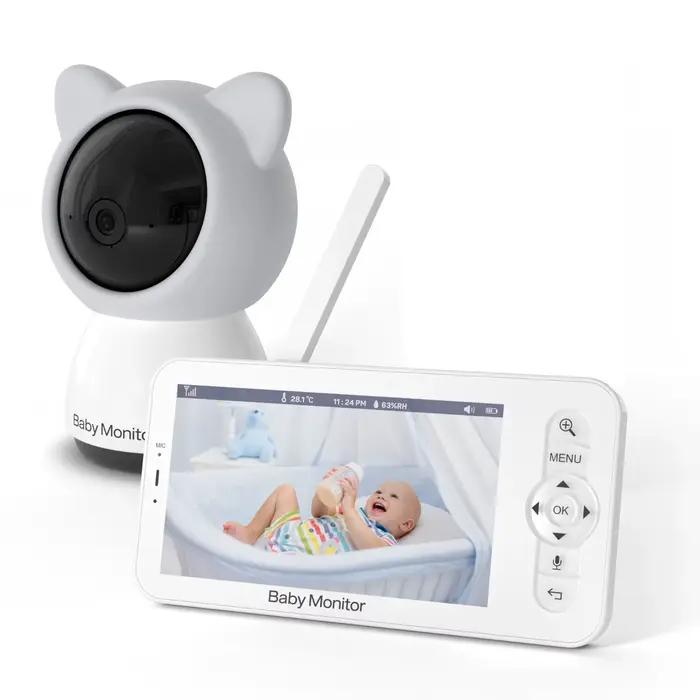 Moniteur bébé sans fil avec caméra pour touristes, vidéo de sécurité Onvif pour bébé, nounou, nuit V