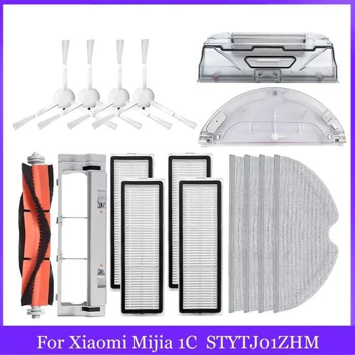 Pour Xiaomi Mijia 1C STYTJ01ZHM Robot aspirateur filtre Hepa brosse latérale principale vadrouille t
