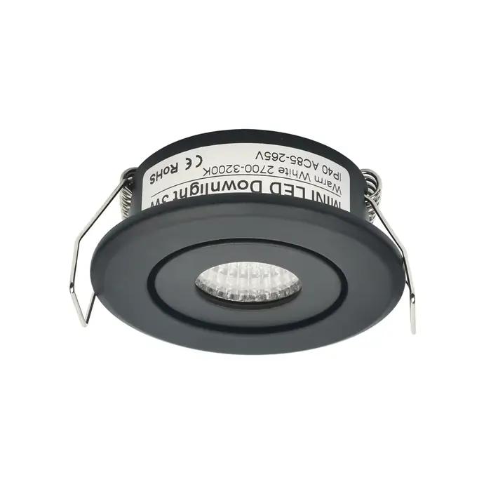 Mini LED Downlight plafonnier COB 3W bricolage ciel étoilé armoire lumières coupé maison 40-45mm AC8