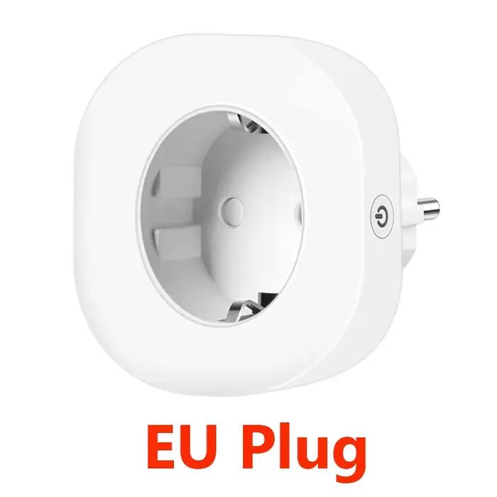 BORUIDAPLS Tuya Zigbee Smart Socket EU/FR/Israel/Brazil/Switzerland 16A avec surveillance de la cons