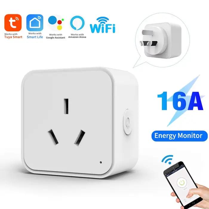 TUYA – prise intelligente standard australienne et nouvelle-zélande, commande vocale, wifi, télécomm