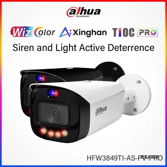 Caméra Dahua 8MP WizColor Xinghan TIOC Ai, caméra intelligente avec alarme sonore et lumineuse, SMD4