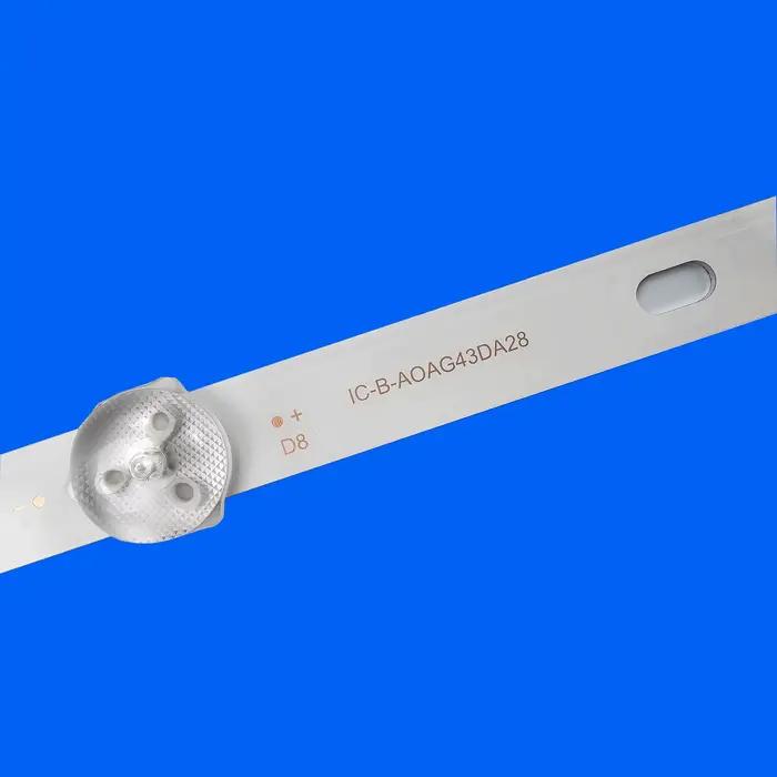 Bande de rétro-éclairage LED pour 43PUS6504/12 43PUS6504/62 43PUS6554/12 43PUS7505/60 43PUS7555/12 4